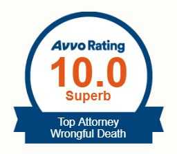 Rated 10 Top Wrongful Death Attorney